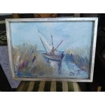 Средна картина масло на платно Испания - 3738